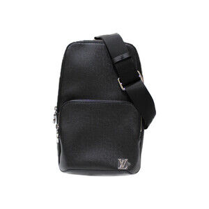 LOUIS VUITTON Avenue Sling Bag Taiga Noir Black Body